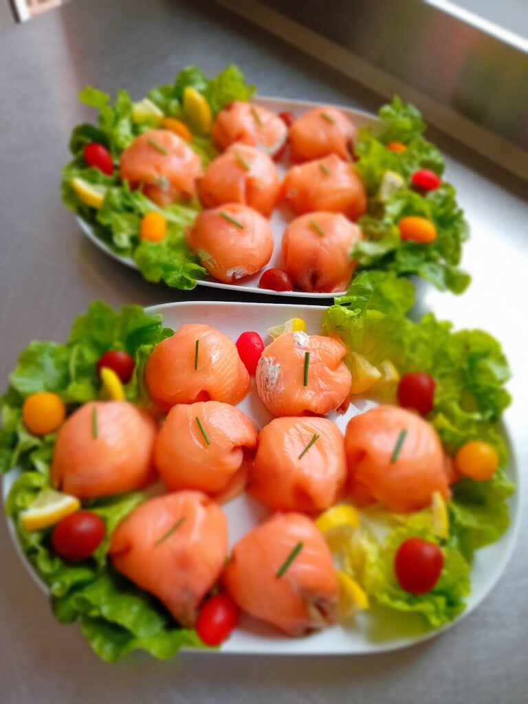 dôme de saumon au fromage frais